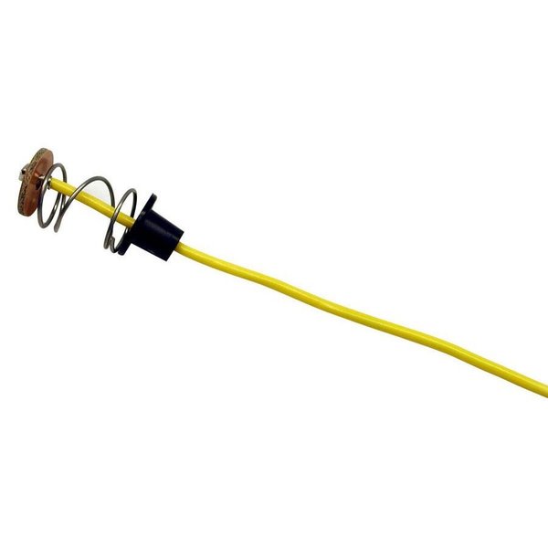 Peterson Manufacturing 10 Length Single Wire With Brass Contact Nylon Washer Plug Stainless Steel Spring 411-07